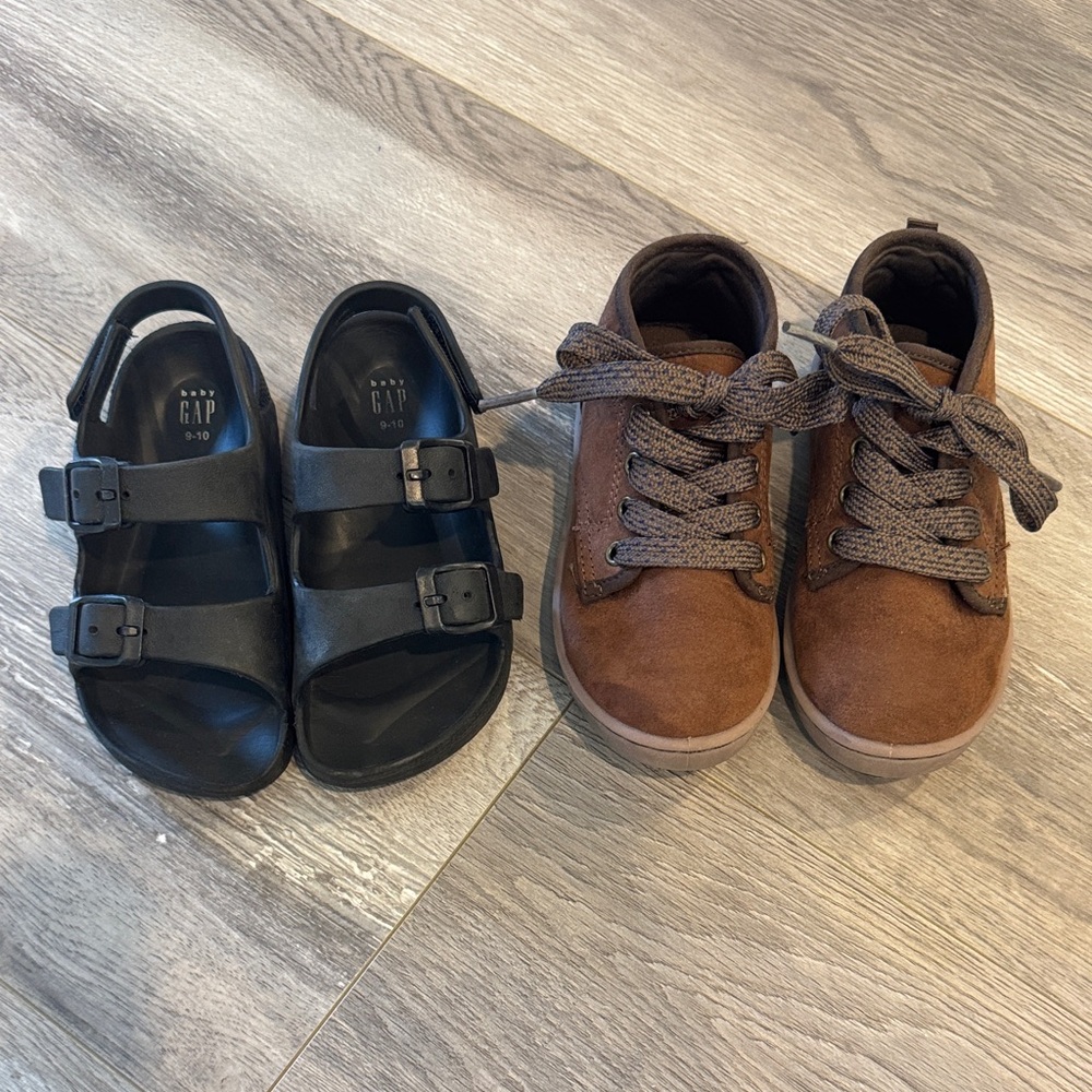 Two Pairs of Little Boys Shoes